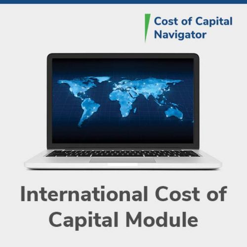 Kroll Cost Of Capital Navigator International Cost Of Capital Module 